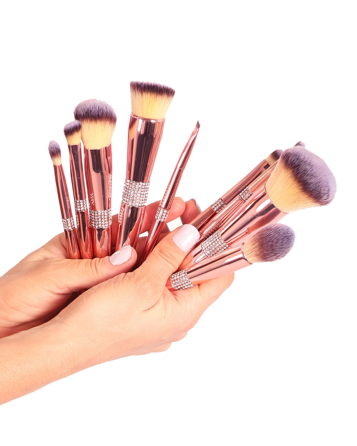 BLING BRUSH SET (10 PIECE SET) BLUSH