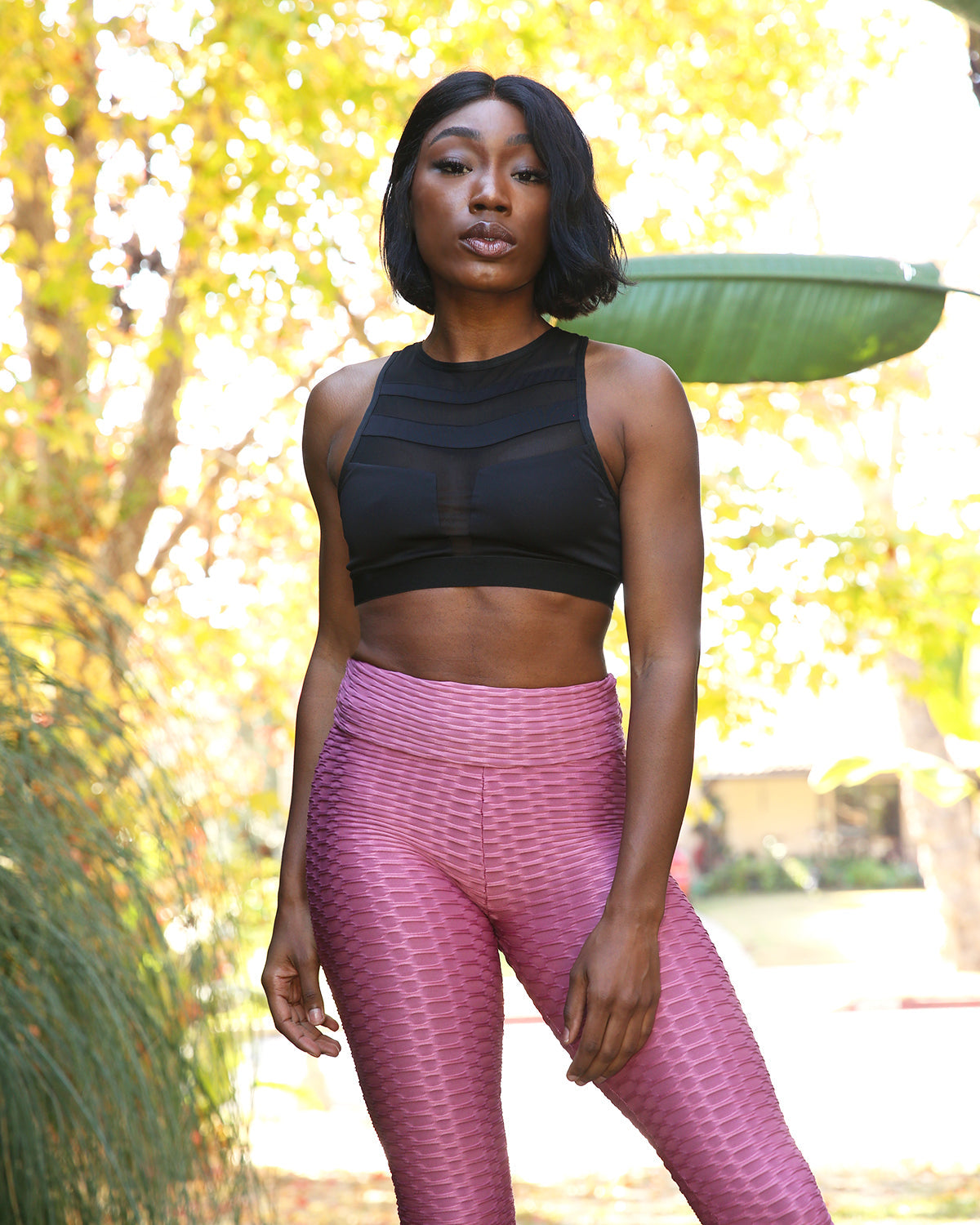 Bentley Leggings - Fuchsia